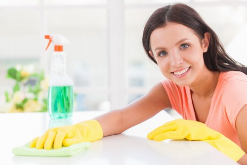 Professional upholstery cleaning in a Stamford Hill living room