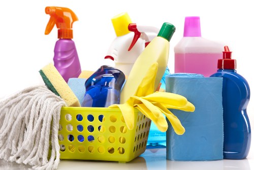 Professional carpet cleaning equipment in a Stamford Hill business